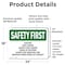 Signmission Safety Culture Sign, 24 in Width, Vinyl Decal, Rectangle OS-2PACK-SF-D-1824-L-10564 - alternate 4